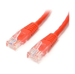 STARTECH 6Ft Cat5E 350Mhz Molded Patch Cable - - (M45Patch6Rd) In Red