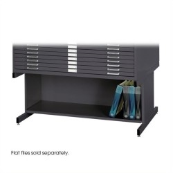 SAFCO Open 20"h Base for 4986 And 4996 Flat File Cabinets In In Black