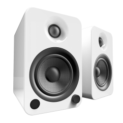 KANTO Yu4 Powered Speakers With Bluetooth® And Phono Preamp, Gloss In White