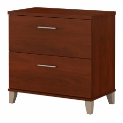 BUSH Furniture Somerset Lateral File Cabinet In Hansen Cherry - Eng Wood