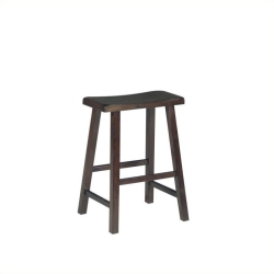 INTERNATIONAL Bar Stool Chair - Set Of 1 - Walnut