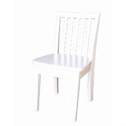 INTL. CONCEPTS International Concepts Mission Kids Chair In Linen (Set Of 2) In White
