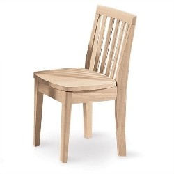 INTL. CONCEPTS International Concepts Unfinished Mission Kids & Teens Chair - Set Of 2 - In Brown