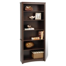 PREPAC CANADA Prepac 6 Shelf Bookcase In Espresso