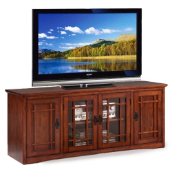 LEICK FURNITURE Mission 60" Wood Tv Stand In Medium Oak
