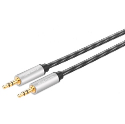 SAMA Sa-10603 3.5MM Male to Male Auxiliary Aux Stereo Professional Hifi Cable With Silver-Plating Copper Core Plated In Gold