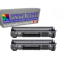SPRINT TONER Compatible Cf248A, 48A Toner Cartridge 2 Pack, With HP Printers Mfp M15A M15W M16 Mfp M28A Mfp M28W Mfp M29A Mfp M29W Mfp M31W