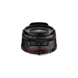 PENTAX 15MM F4 HD Da Ed Al Lens In Black