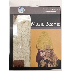 ISP Bluetooth 4.1 Hands-Free Stereo Music Double Layer Beanie In White
