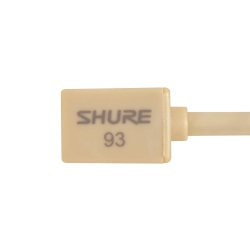 SHURE Omnidirectional Condenser Miniature-Lavalier Microphone - In Tan