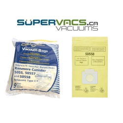 JOHNNY VAC Kenmore / Panasonic Style C Vacuum Cleaner Bags (5055, 50558, 50403 ) 9 Pack
