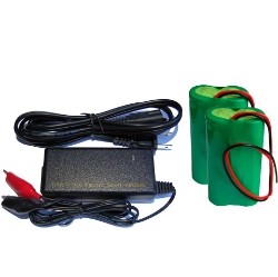 POWER PORTABLE 2-Pack 7.4 Volt Lithium Ion Battery Packs (2600 Mah) + Smart Charger