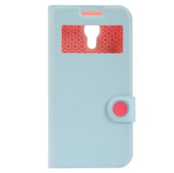 BASEUS Colorful Folio Case Samsung G-S4 Mini Blu/pk