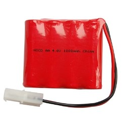 POWER PORTABLE 4.8 Volt Nicd Battery Pack (1000 Mah) With Tamiya Connector