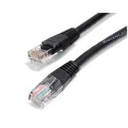 STARTECH 10 Ft Cat5E / Cat 5 Snagless Patch Cable 10Ft In Black