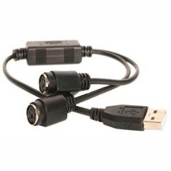 STARTECH Convert A Ps/2 Keyboard And Mouse to A Single USB Interface USB to Ps2 Adapter Keyboard Adapter Mouse Adapter