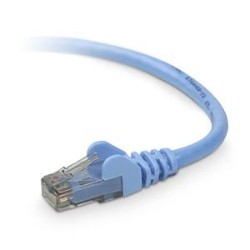 BELKIN 1Ft Cat6 Snagless Rj45M/rj45M Patch Cable A3L980-01-Blu-S In Blue