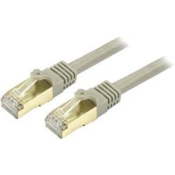 STARTECH 6In Cat6A / Cat 6A Shielded Ethernet Patch Cable 6 Inch In Gray