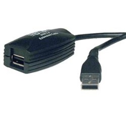 TRIPPLITE USB 2.0 Hi-Speed Active Extension Repeater Cable (M/f), USB Type-A, 5M (16 Ft.) (U026-016)