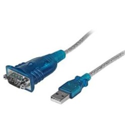 STARTECH Add An Rs232 Serial Port to Your Laptop Or Desktop Computer Through USB-1 Port USB to Rs232 Serial Adapter Cabl