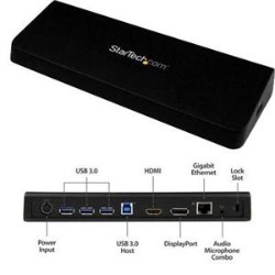 STARTECH Dual Monitor USB 3.0 Docking Station - HDMI & 4K Dp - 4 X USB