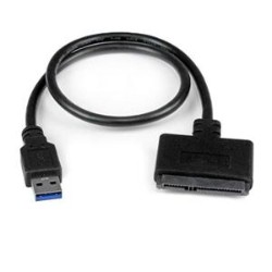 STARTECH Quickly Access A SATA 2.5In SSD Or HDD Through USB-A Port On A Laptop W/ This SATA to USB Cable Hard Drive USB