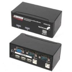 STARTECH Control 2 USB VGA Based Computers With This Complete Kvm Kit Including Cables -USB Kvm Switch 2 Port Kvm Switch