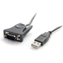 STARTECH 3Ft (1M) USB to Serial Cable, Db9/db25 Rs232 to USB Converter, Prolific, USB to Serial Adapter for Plc/printer/scanner/switch, USB to Com