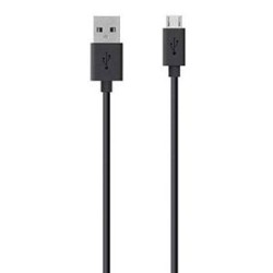 BELKIN Mixit Micro-USB to USB Charge/sync Cable 4', Black (969052) F2Cu012Bt04-Blk