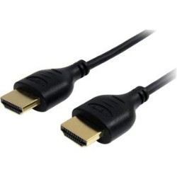 STARTECH .com 6 Ft Slim High Speed HDMI Cable With Ethernet Ultra HD 4K X 2K HDMI Cable M/m 6Ft Slim HDMI Cable 6Ft HDMI