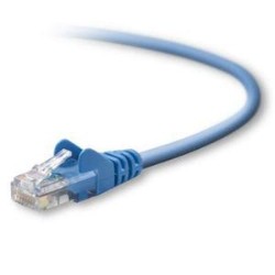 BELKIN 10Ft Cat5E Snagless Patch Cable Rj45M/rj45M A3L791-10-Blu-S In Blue