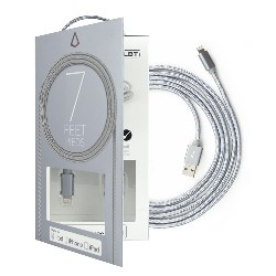 LBT 7 Feet Lightning USB Data Cable -Grey (072)