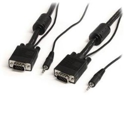 STARTECH Make VGA Video And Audio Connections Using A Single High Quality Cable 15Ft VGA Cable 15Ft VGA Video Cable 15Ft
