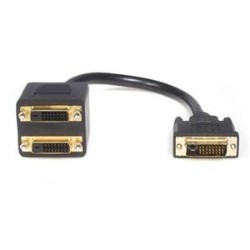 STARTECH Connect Two Dvi-D Displays Simultaneously to A Single Dvi-D Video Source Dvi Splitter Cable Dvi-D Splitter Dvi