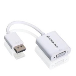 IOGEAR Displayport to VGA Adapter Cable Displayport/vga for Video Device, Tv, Monitor, Projector, Imac, Macbook 1 Pack 1