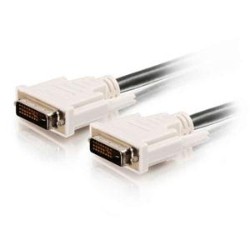CABLES TO GO C2G 26942 9.8 Ft. Male to Male Dvi-D M/m Dual Link Digital Video Cable In Black