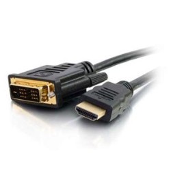 CABLES TO GO C2G 42514 3.3 Ft. Connector 1 : (1) HDMI Male Connector 2 : (1) Dvi-D Single Link Male Male to Male HDMI to Dvi-D In Black