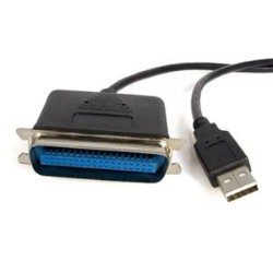 STARTECH Add A Centronics Parallel Port to Your Desktop Or Laptop PC Through USB to Parallel Adapter USB to Parallel