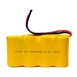 POWER PORTABLE 4.8 Volt Nicd Battery Pack (2100 Mah) With Leads