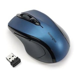 KENSINGTON Pro Fit Mid-Size Mouse K72421Am Sapphire 1 X Wheel USB Rf Wireless Optical 1750 Dpi Mouse 8589672421 In Blue