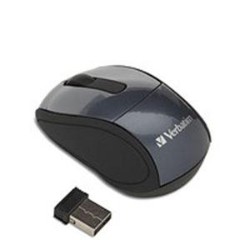 VERBATIM 97470 Graphite 3 Buttons 1 X Wheel USB Rf Wireless Optical Mouse