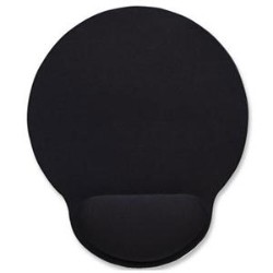 MANHATTAN Products 434362 Wrist-Rest Gel Mouse Pad Accs In Black