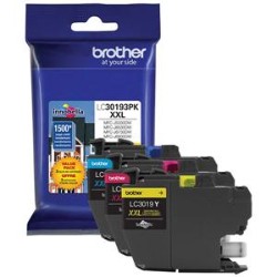 BROTHER Lc30193Pk Super High Yield Ink Cartridge Combo Pack Cyan/magenta/yellow Lc30193Pks
