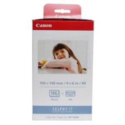CANON Kp-108In Color Ink/paper Set for Selphy Cp Series 3115B001