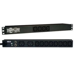 TRIPPLITE Basic Pdu, 16A, 14 Outlets (12-C13 & 2-C19), 100-240V, C20, C14/l6-20P/l5-20P/5-20P/5-15P, 1U Rack-Mount Powe
