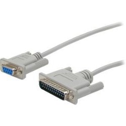 STARTECH Cable Scnm925Fm 10Ft Cross Wired Db9 to Db25 Serial Null Modem Cable F/m Retail