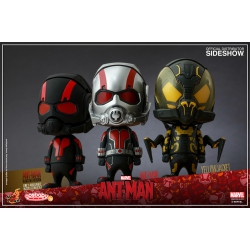 MARVEL Ant-Man Collectible 3.75 Inch Action Figure Cosbaby Series - Ant-Man - Yellowjacket 3-Pack