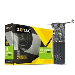 ZOTAC Geforce Gt 1030 2GB Gddr5 64-Bit PCie 3.0 Directx 12 HDcp Ready Low Profile Video Card Zt-P10300A-10L