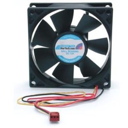 STARTECH Add Additional Chassis Cooling With A 80MM Ball Bearing Fan PC Fan Computercase Fan 80MM Fan Tx3 Fan 3 Pin Case