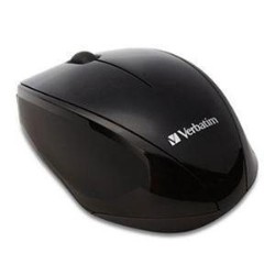 VERBATIM Wireless Multi-Trac Led Optical Mouse, Black 97992 In Blue